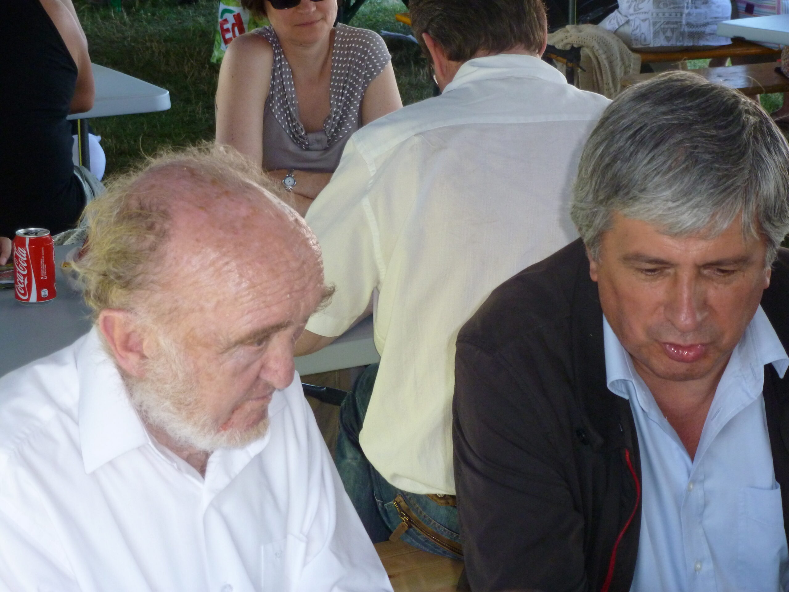 Albert Jacquard et Hervé Féron - Fête des Associations 2011