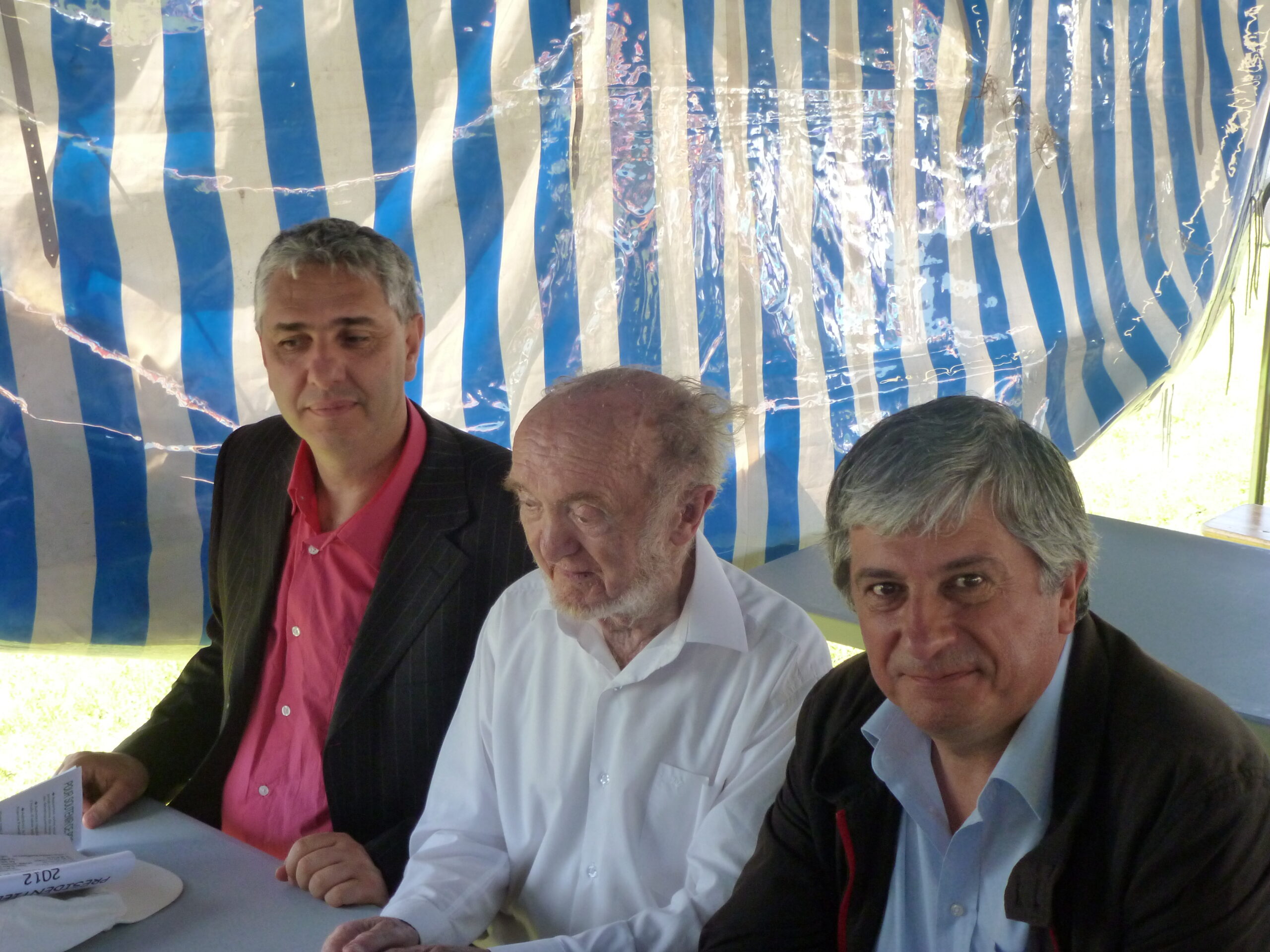 Stéphane Hablot, Albert Jacquard et Hervé Féron