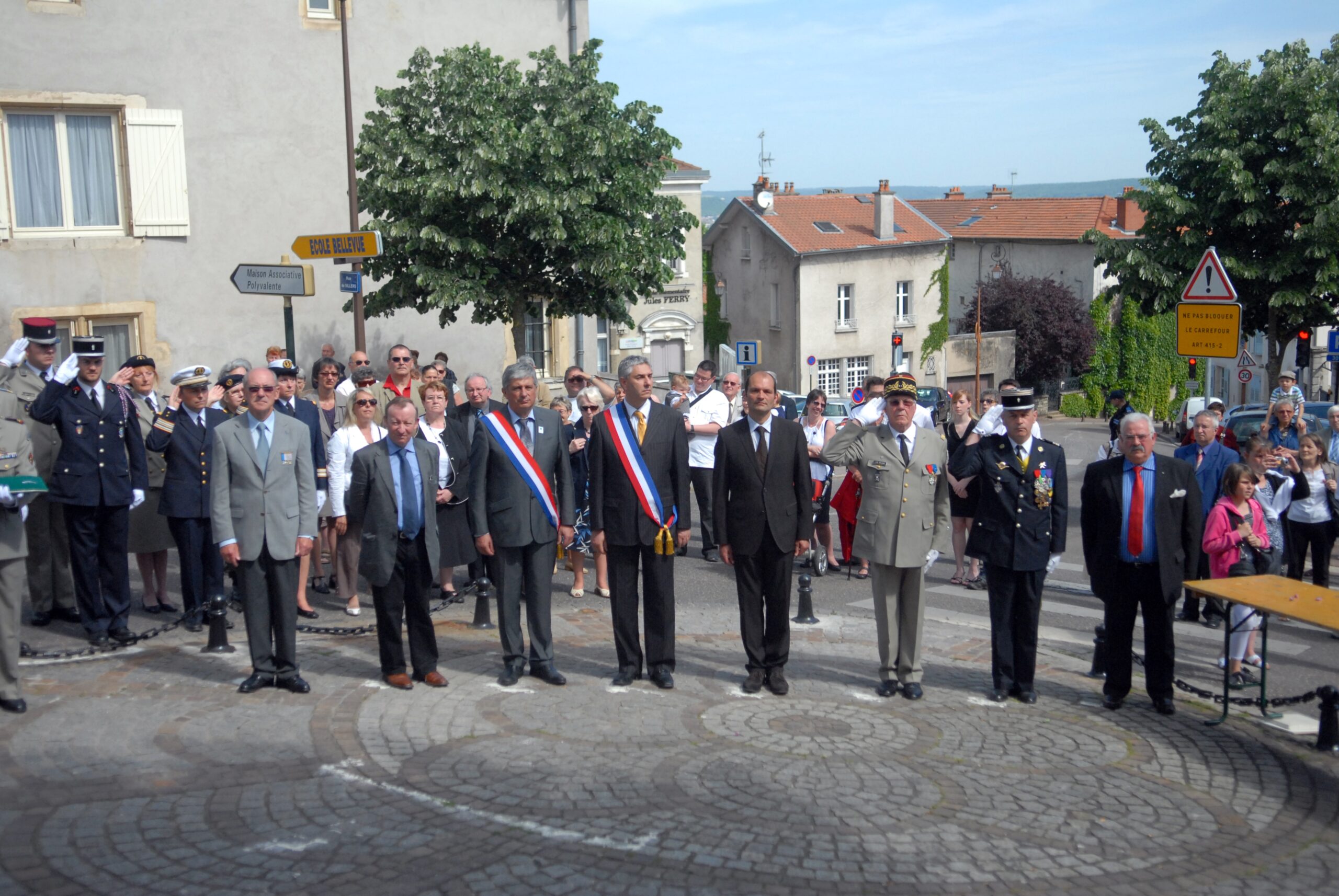 Cérémonie du 8 mai 1945 à Vandoeuvre