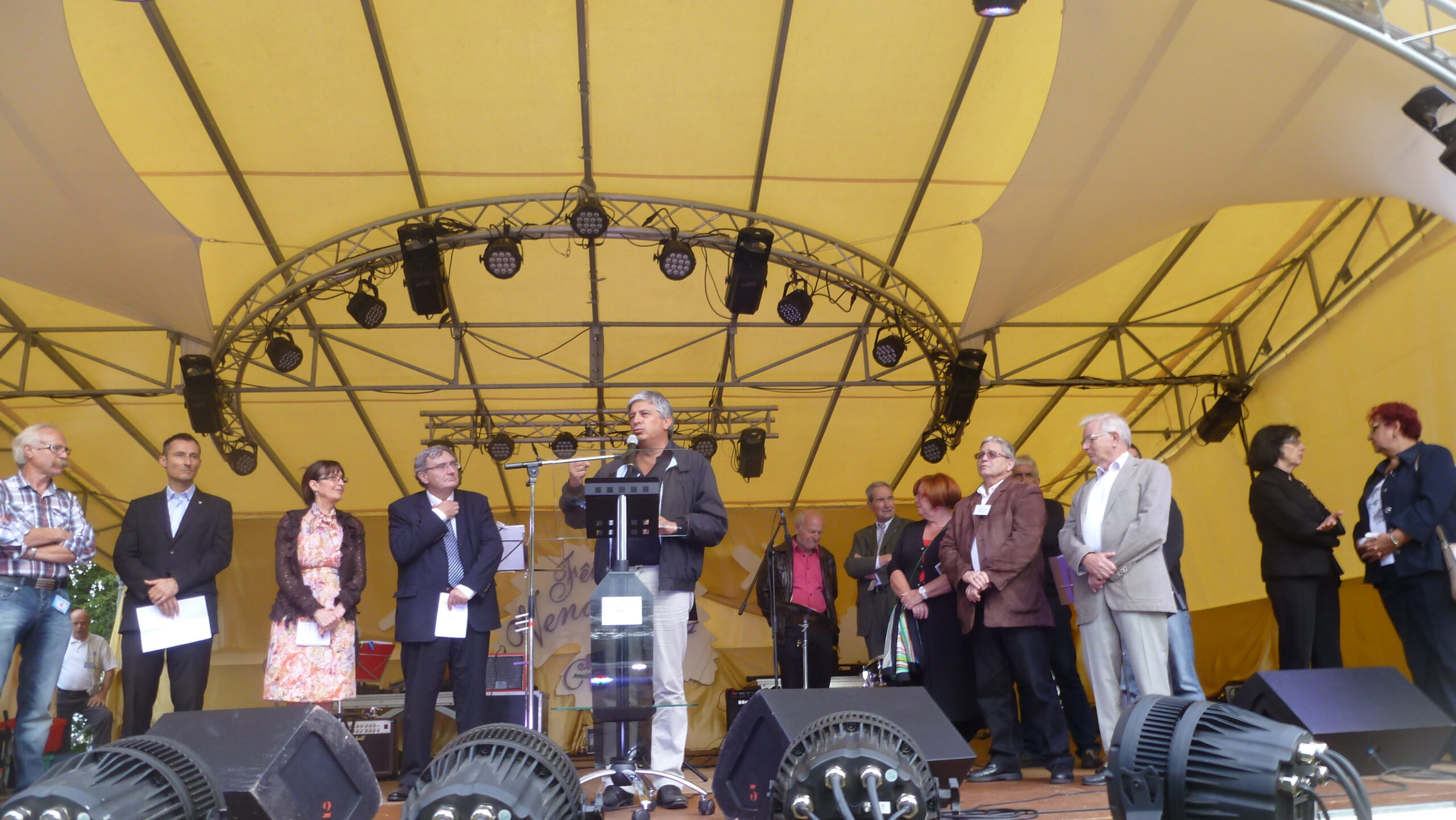 Inauguration de la fête des vendanges à Villers, le 1er septembre 2012