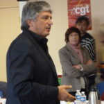 Hervé Féron au 5ème congrès de la CGT Educ'Action 54, le 4 octobre 2012