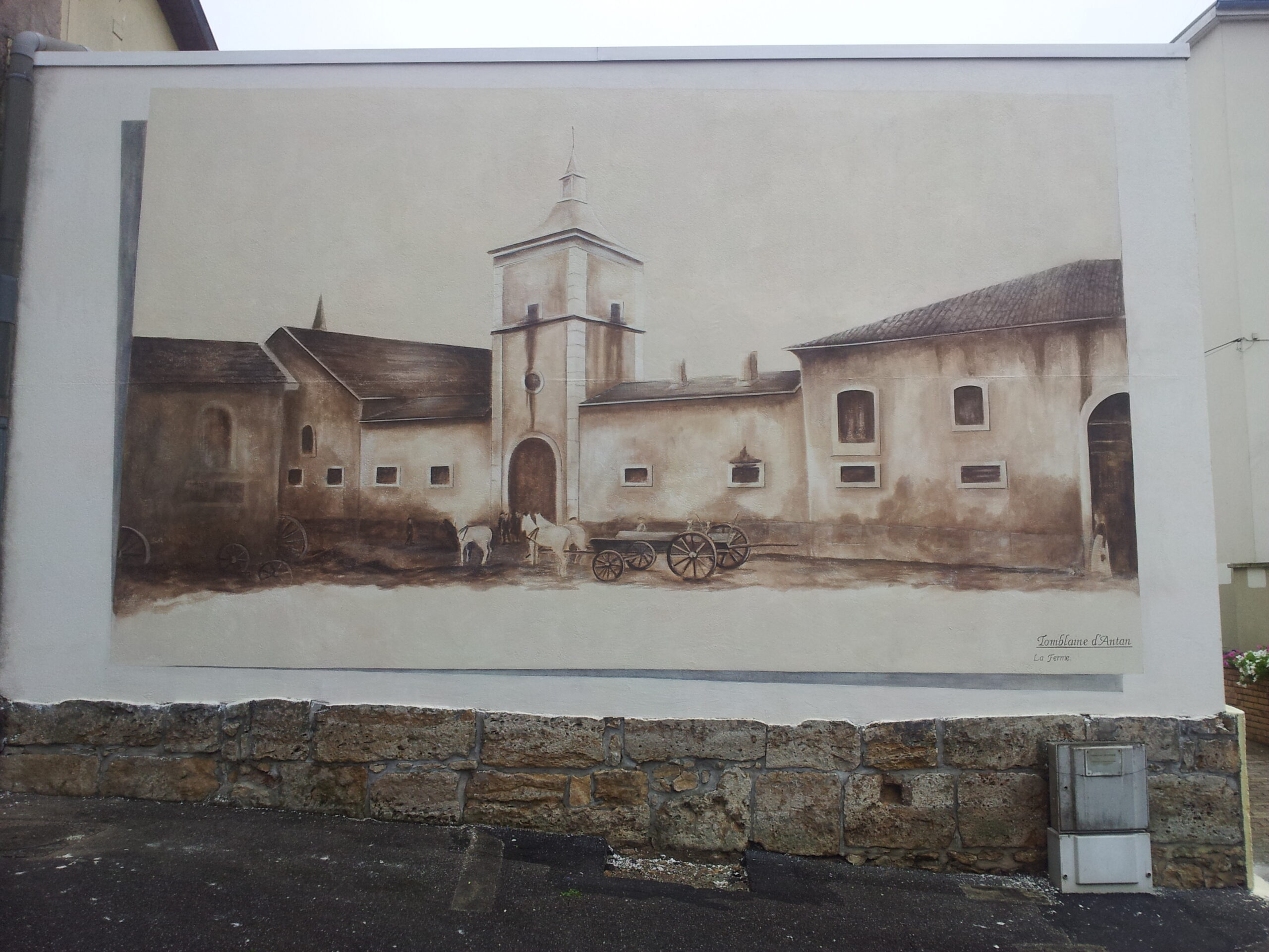 Fresque de la ferme de Tomblaine