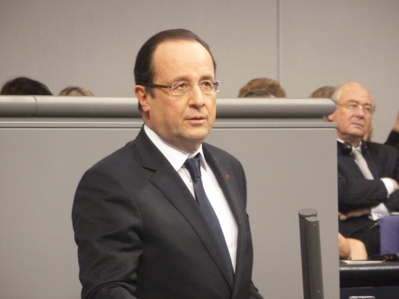 François HOLLANDE prononce son discours