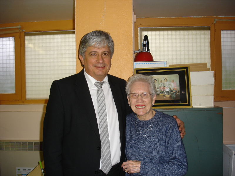 Hervé FERON en compagnie de Jeanne FAUCHEUR