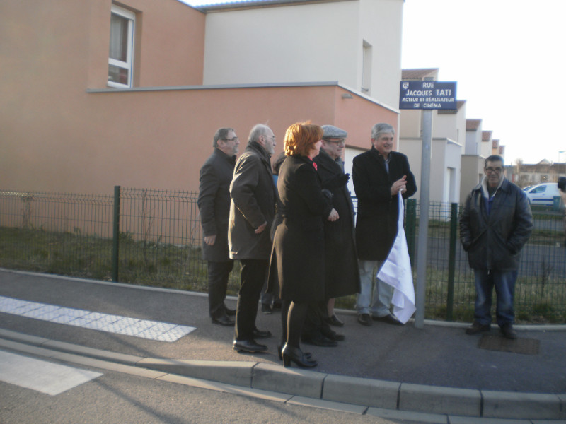 Hervé FERON inaugure la Rue Jacques Tati