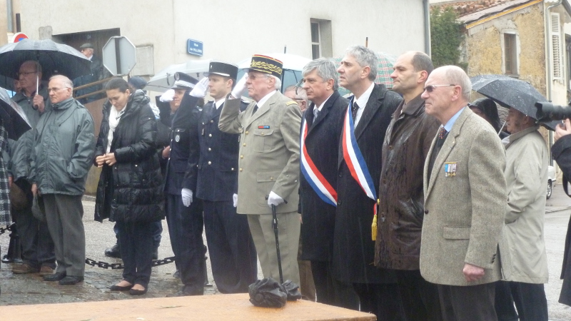 Hervé FERON à la cérémonie du 19 mars à Vandoeuvre