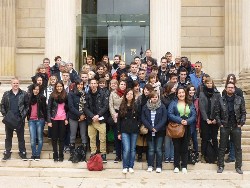 Visite de l'Assemblée Nationale par le lycée Jacques Callot de Vandoeuvre