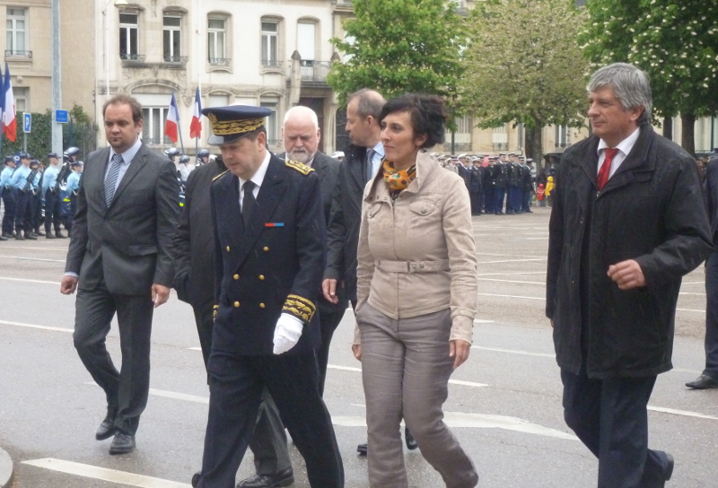 Hervé FERON à la commémoration du 8 mai à Nancy