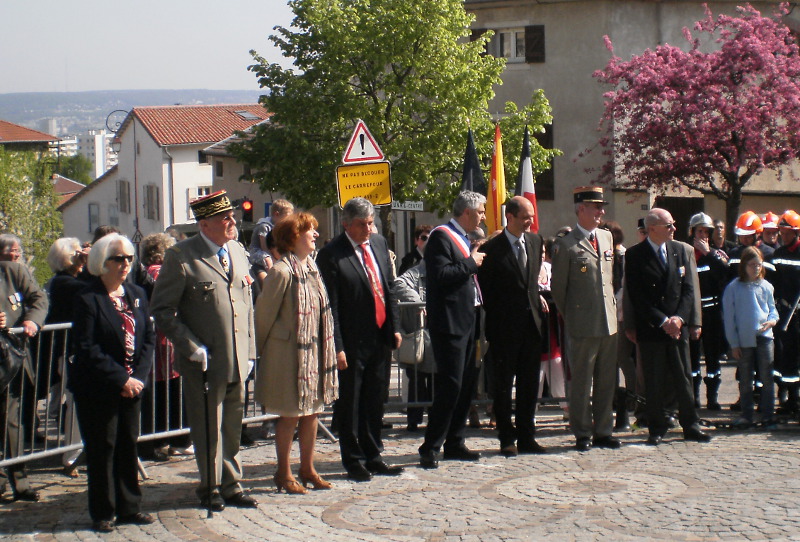 Hervé FERON à la commémoration du 8 mai à Vandoeuvre