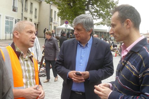 Hervé FERON au vide-grenier de Laxou