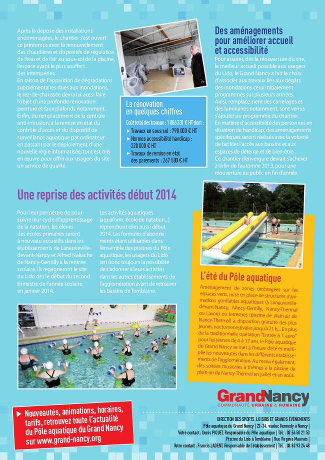 Brochure sur le Lido