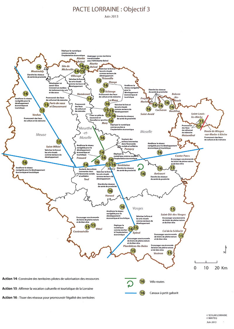 Le Pacte Lorrain : carte de Lorraine