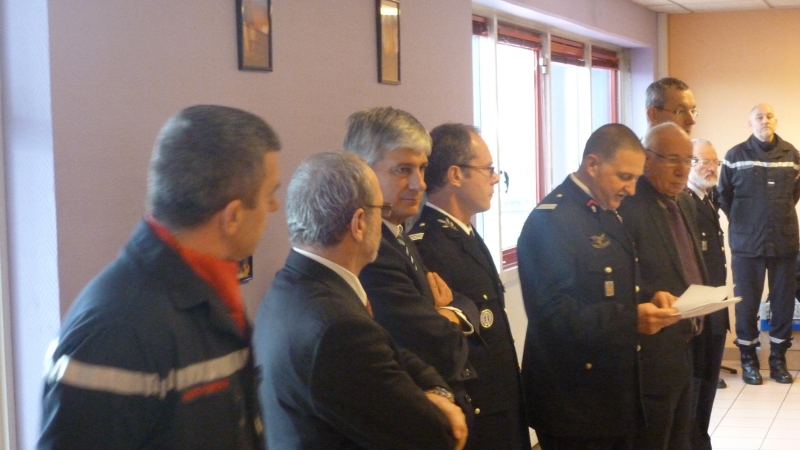 Remise des médailles d'honneur des sapeurs-pompiers