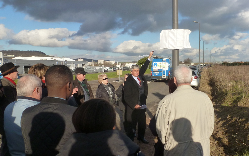 Inauguration de l'avenue Nelson Mandela