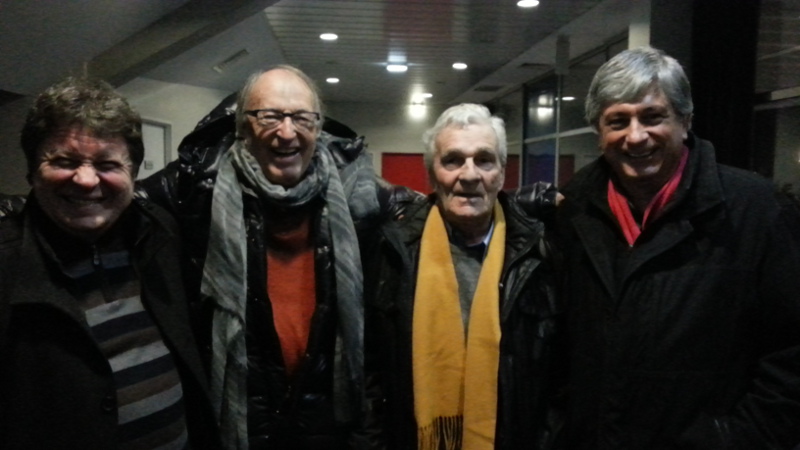 Hervé Féron avec Sacha Zavarov, Gérard Parentin et Roger Piantoni