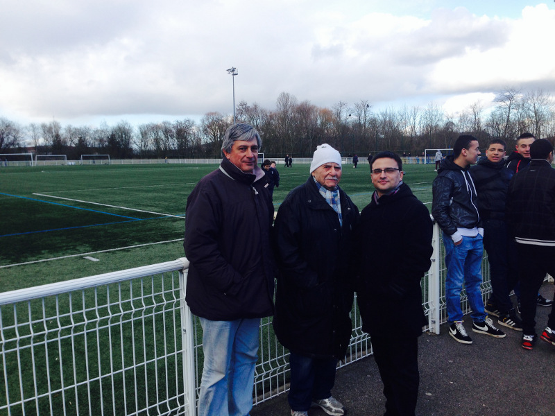 Hervé Féron au match Jarville - Neuves-Maisons