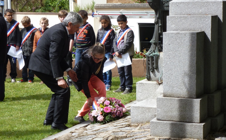 Commémoration du 8 mai 2014 à Tomblaine