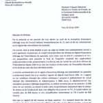 Courrier à François Rebsamen