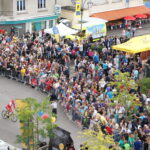 spectateurs du Tour de France à Tomblaine