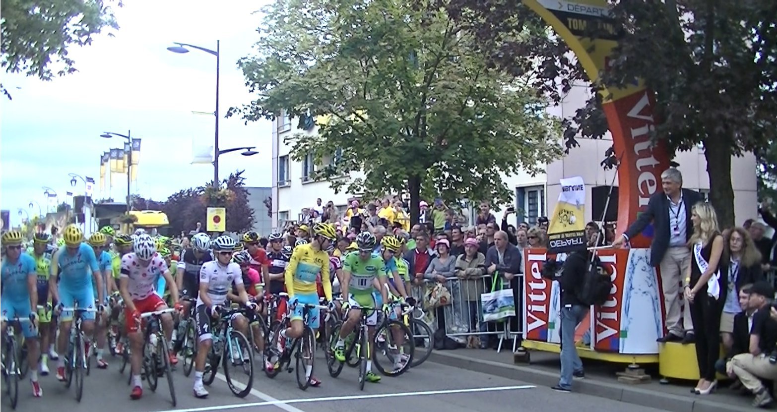 départ du Tour de France à Tomblaine