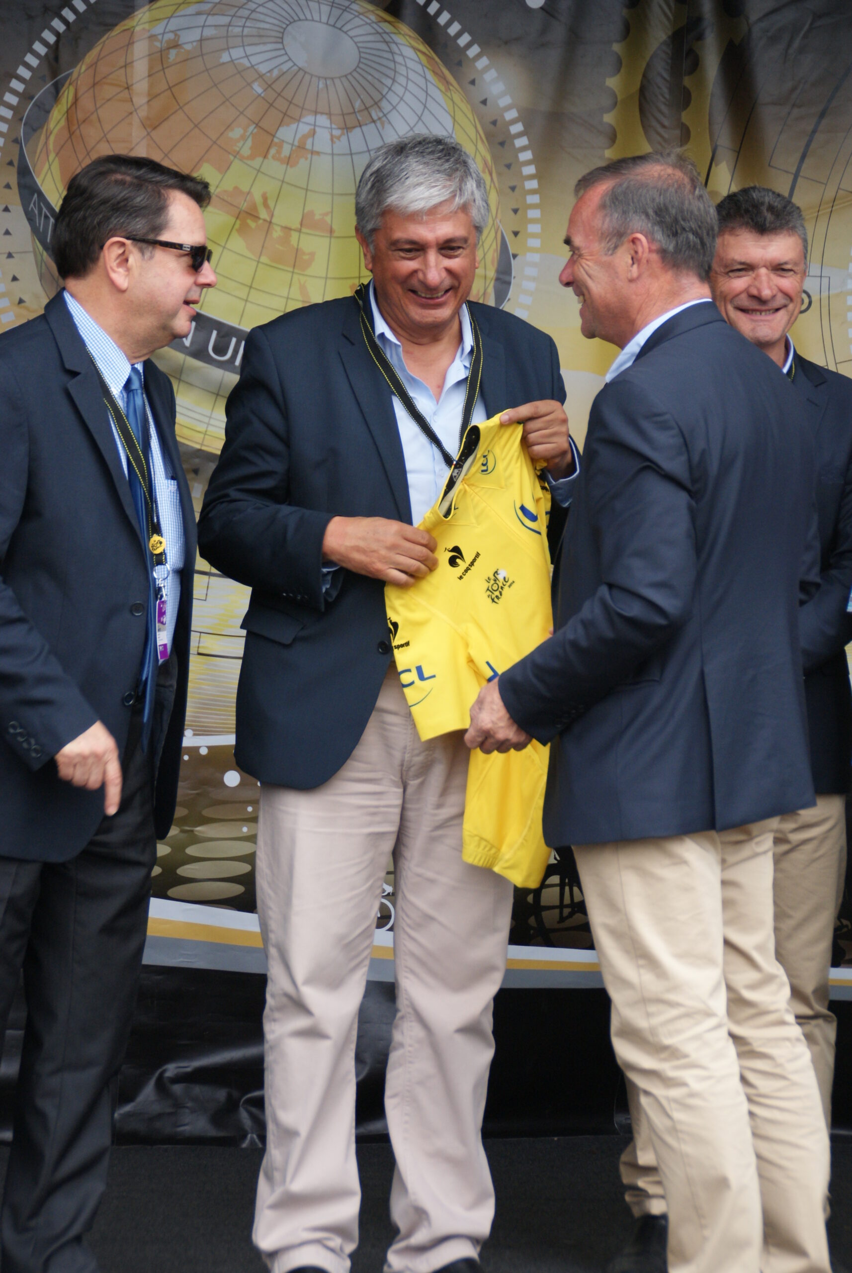 Remise du maillot jaune