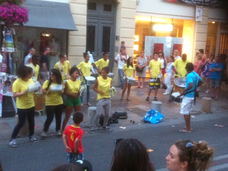 Les jeunes de Tomblaine à Avignon