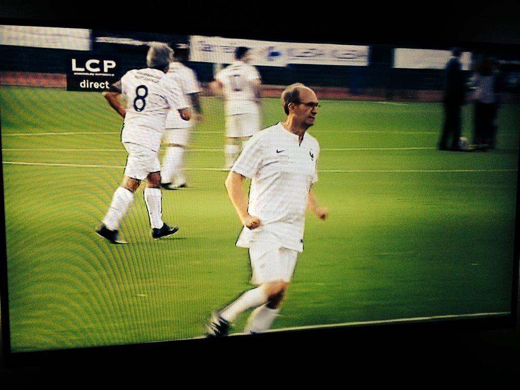 Match de l'équipe de France de football des députés contre le Variété Club