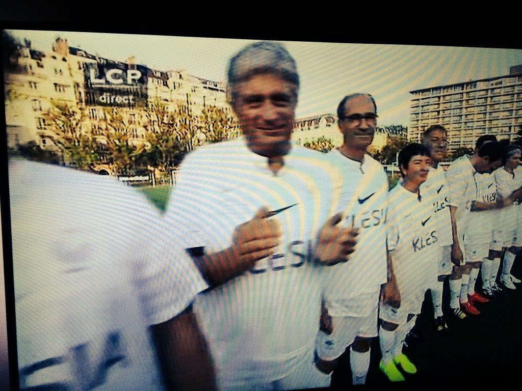 Match de l'équipe de France de football des députés contre le Variété Club