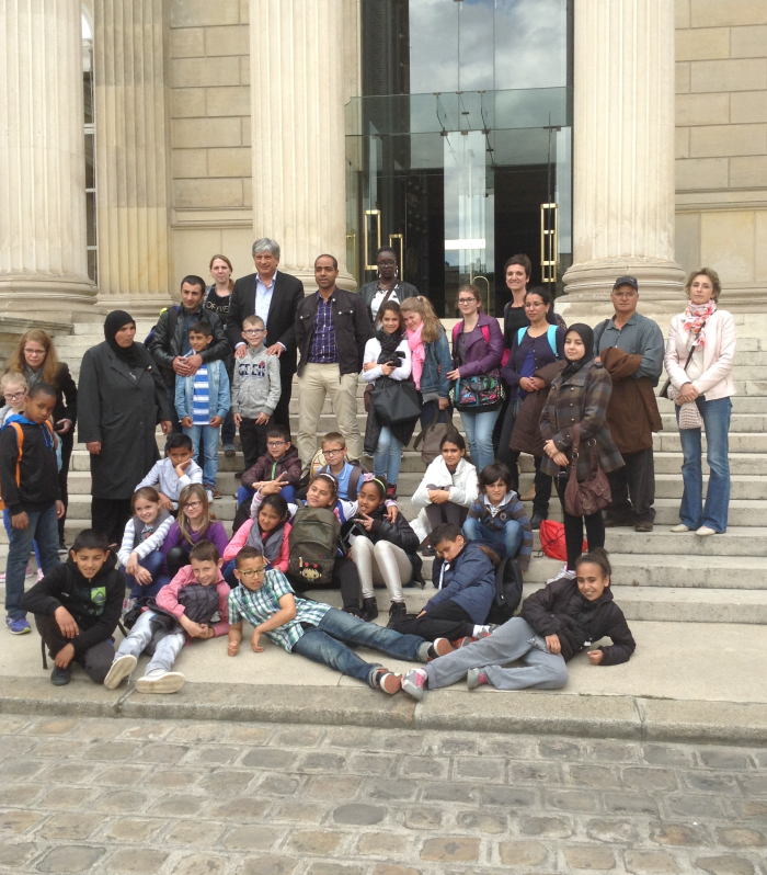 Visite de l'Assemblée Nationale par les élèves du groupe scolaire Badinter