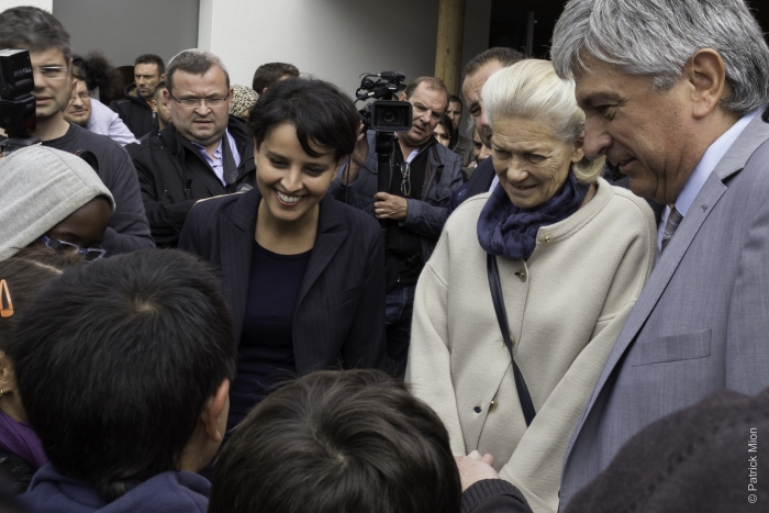 Inauguration du groupe scolaire Elisabeth et Robert Badinter