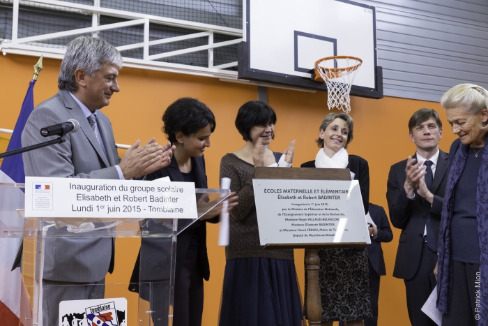 Inauguration du groupe scolaire Elisabeth et Robert Badinter