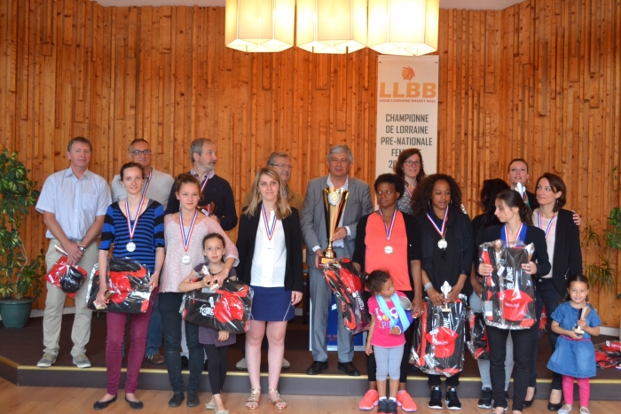 Réception de l'équipe première de l'ASPTT Nancy-Tomblaine Basket