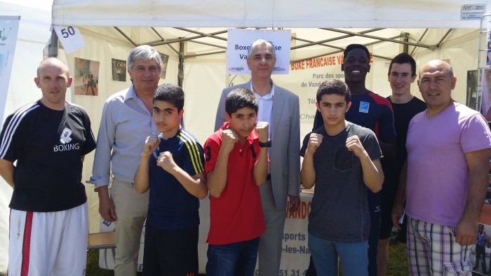 Hervé Féron à la Fête des Associations